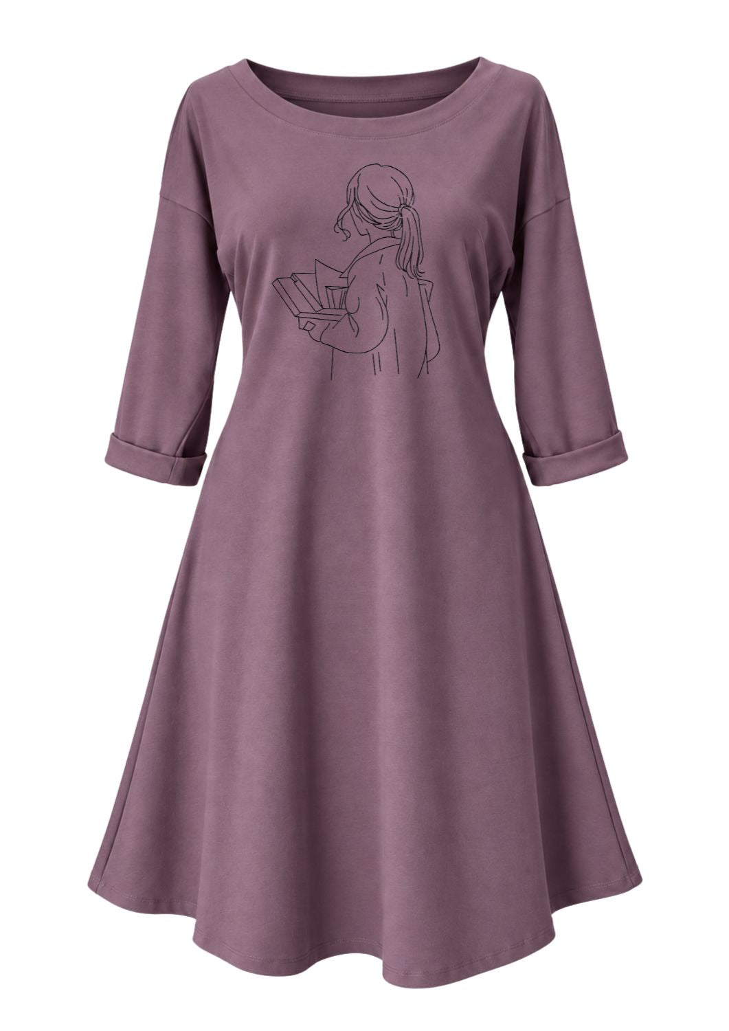 Rochie de toamna din bumbac - Books