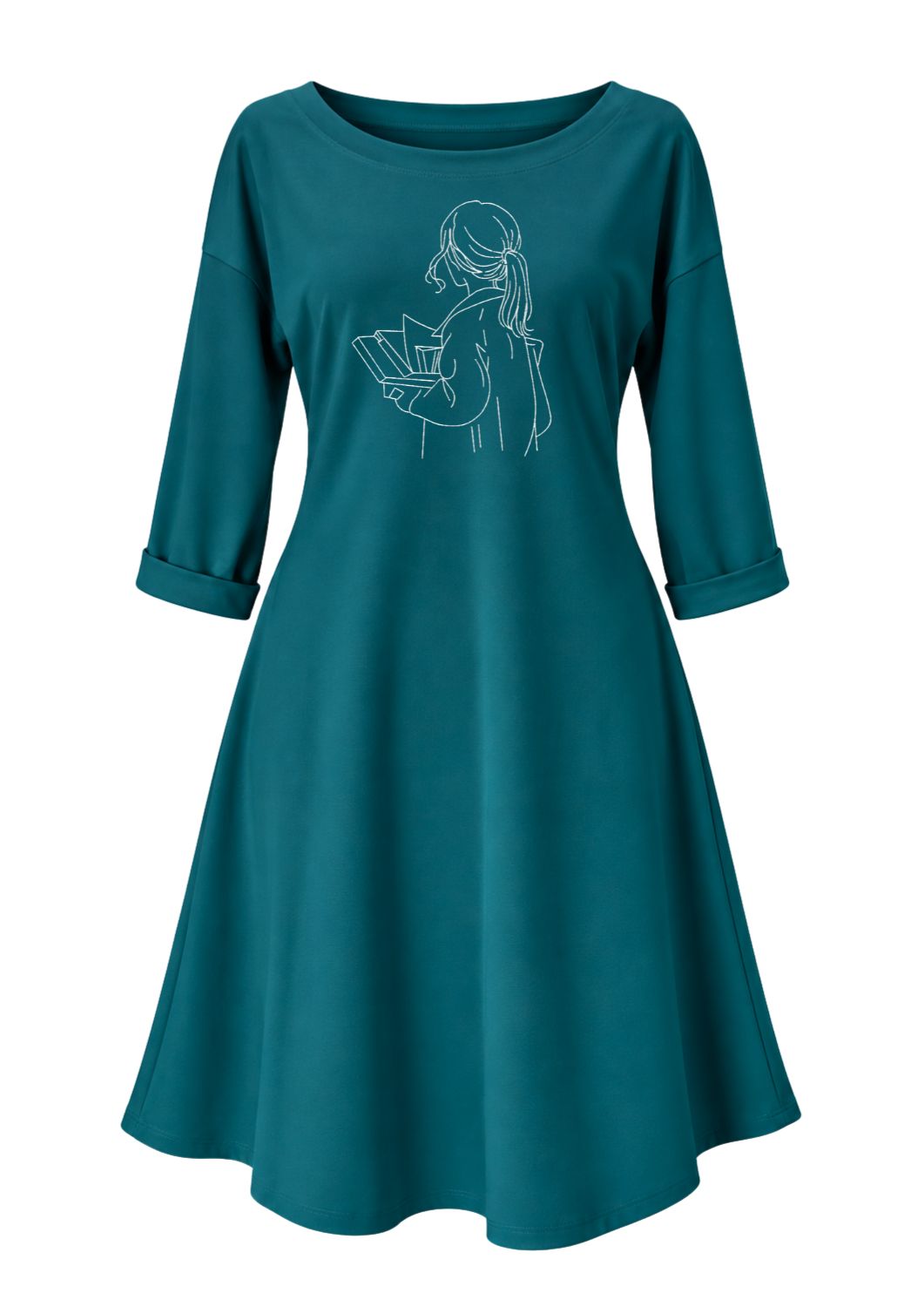 Rochie de toamna din bumbac - Books