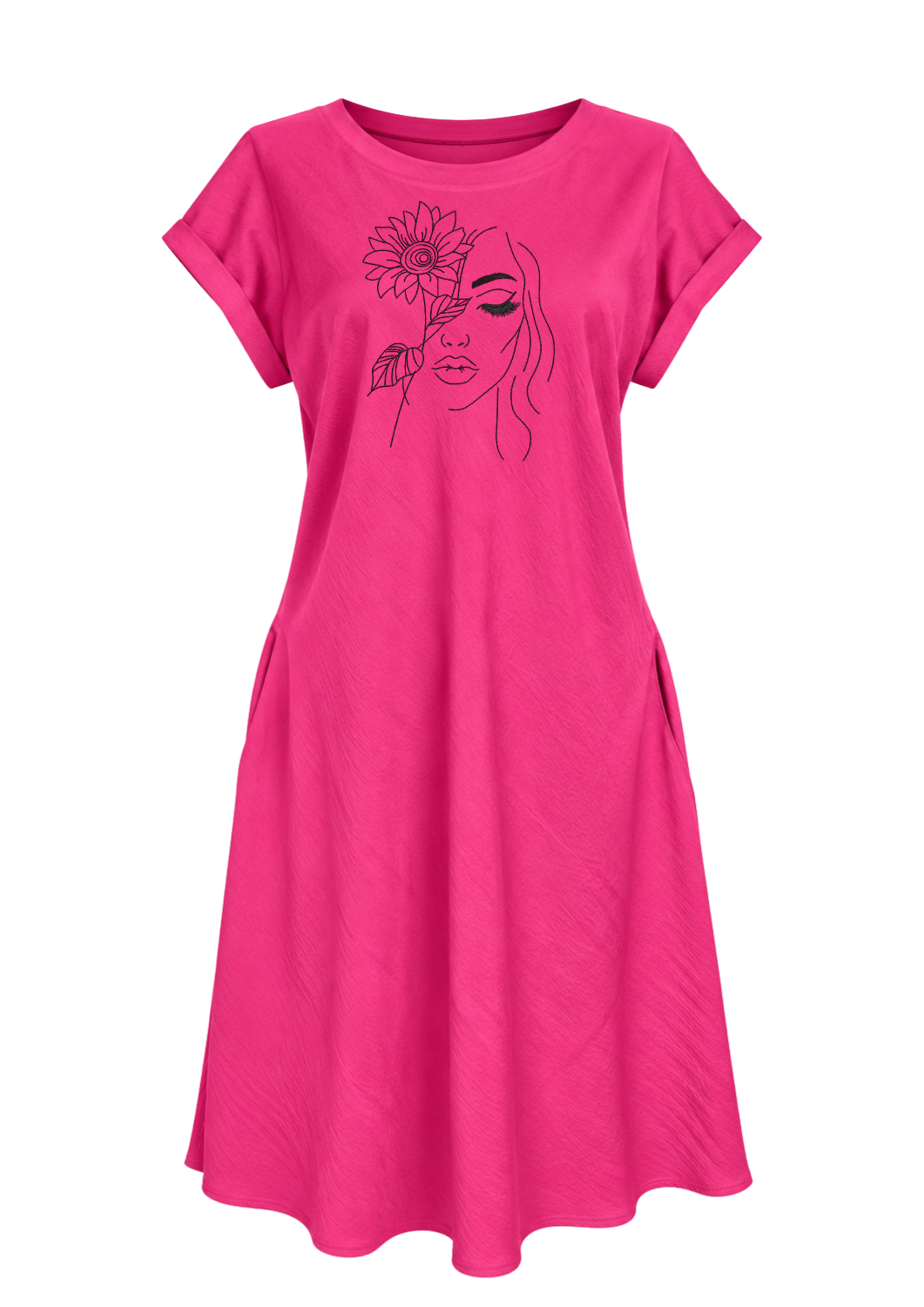 Rochie din vâscoză - Flower