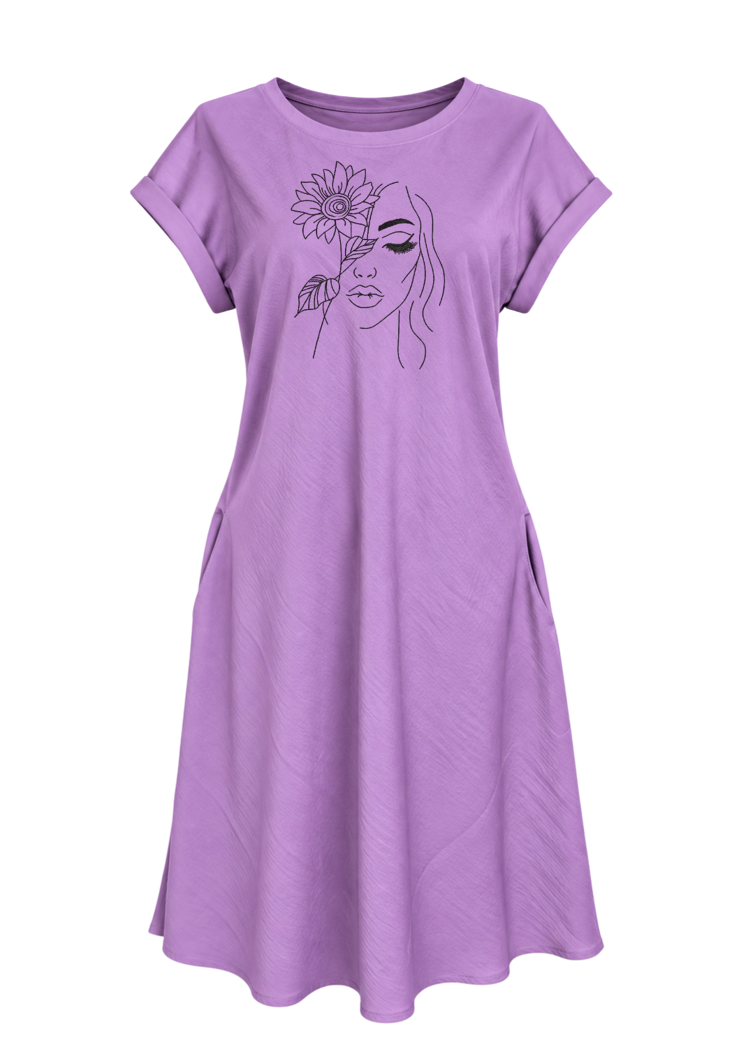 Rochie din vâscoză - Flower