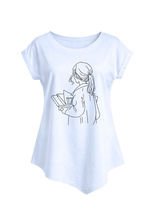 Tricou guler rotund - Books
