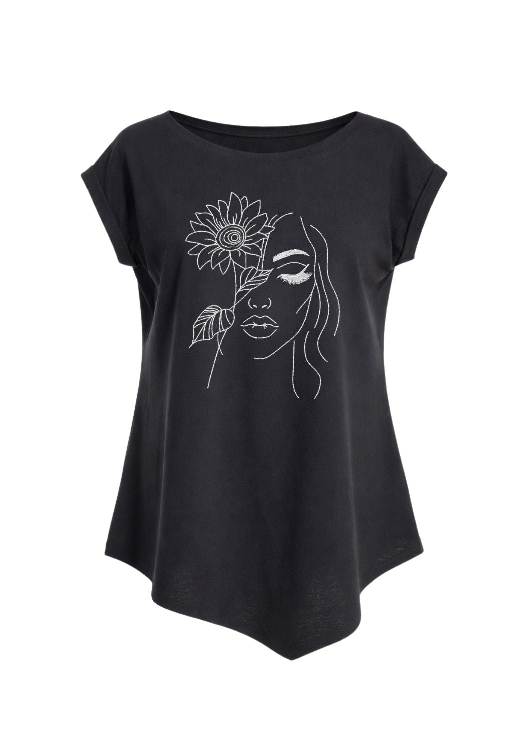 Tricou guler rotund - Flower