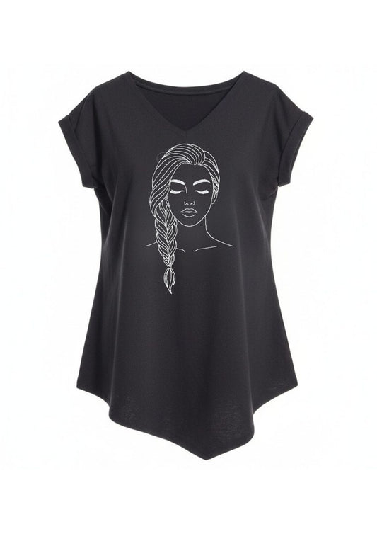 Tricou guler în V - Dream